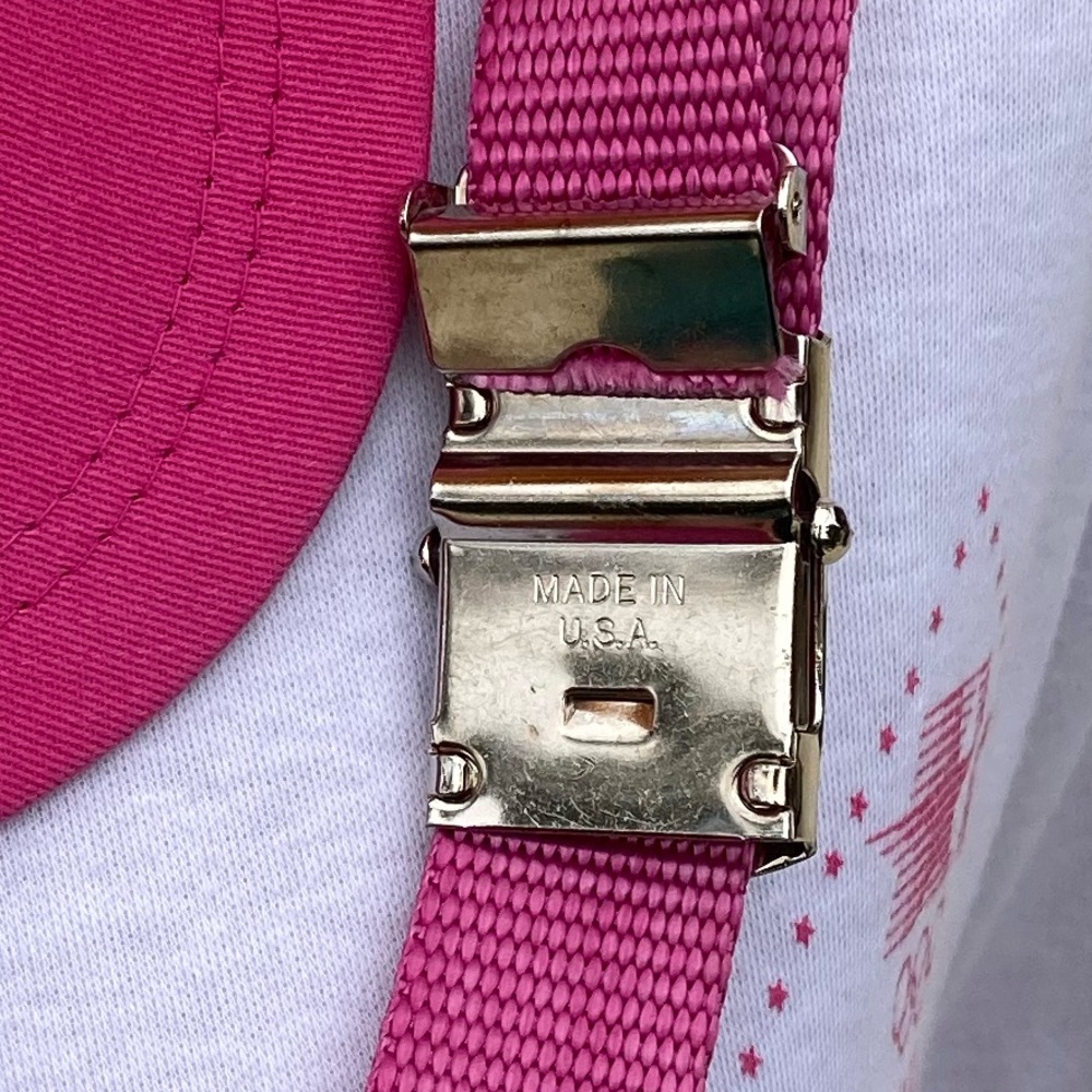 Olympic Games Staff Belt Uniform Los Angeles 1984 Pink - Picture 5 of 11